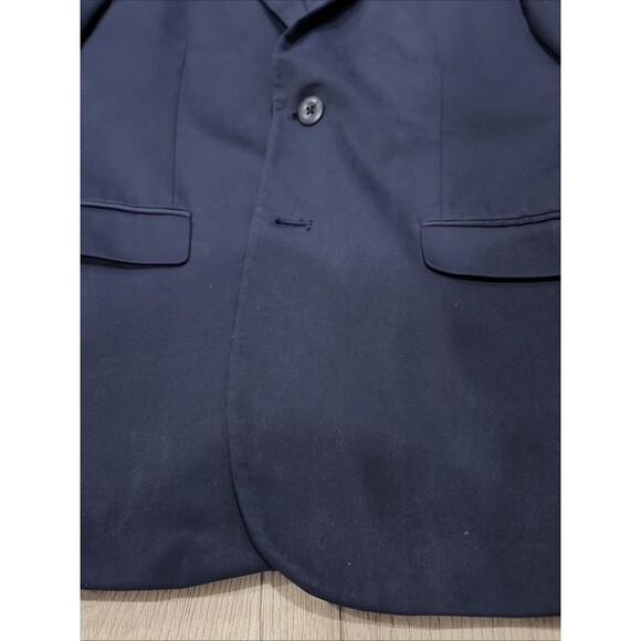 LOT OF 2 EXPRESS EXTRA SLIM CHARCOAL NAVY WOOL TWEED SPORT COAT JACKET SZ 40S - Picture 15 of 16